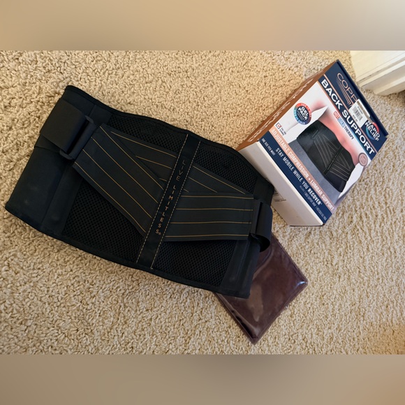 NWT Copper Fit Black Back Support - Picture 4 of 5